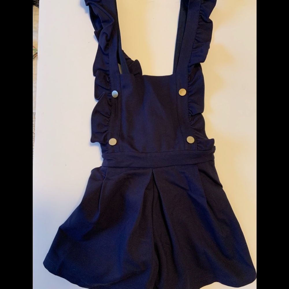Navy Shorts Romper.